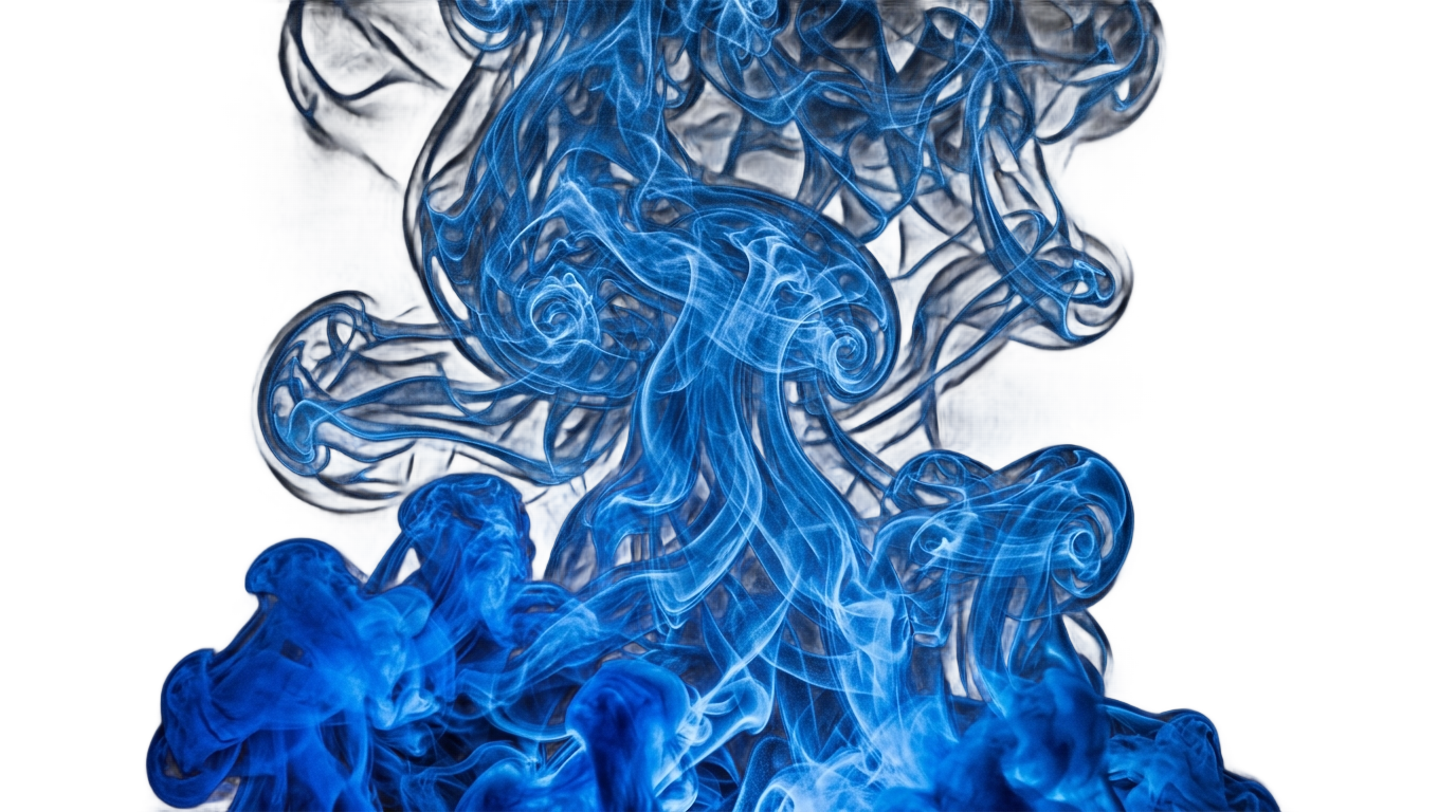 blue smoke bomb png PNG transparent background