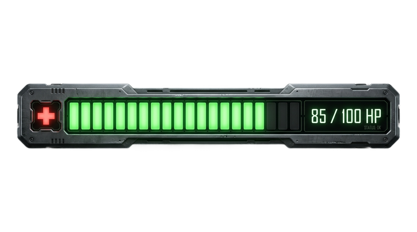 warzone health bar png PNG transparent background