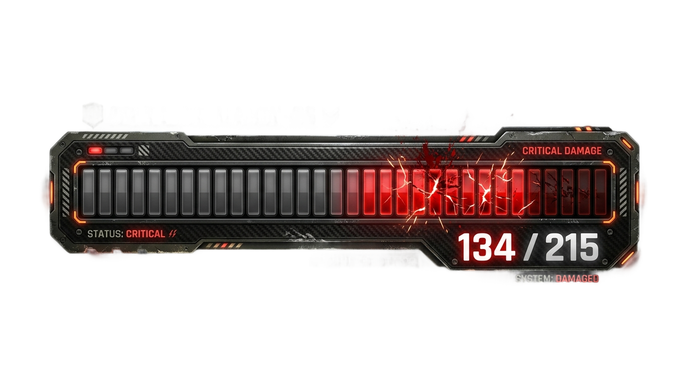 warzone health bar overlay png PNG transparent background