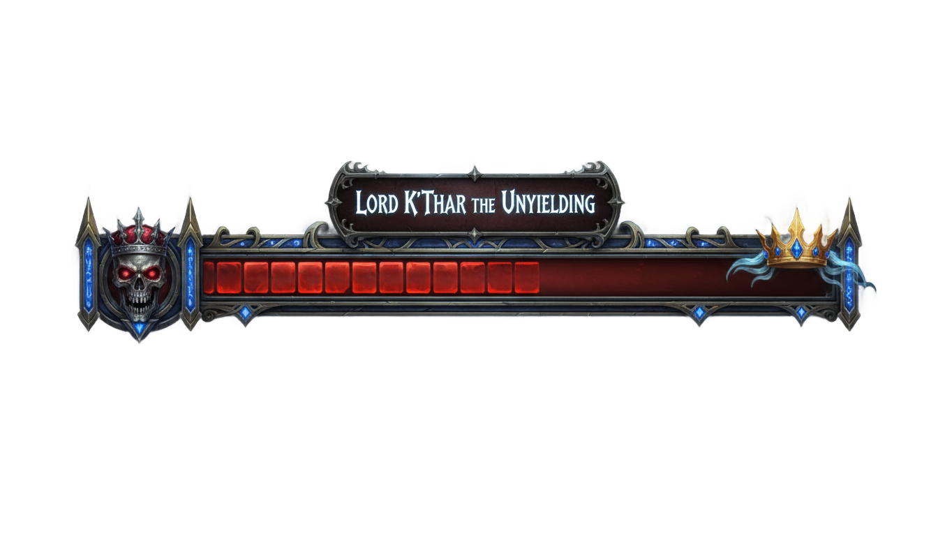 boss health bar png PNG transparent background