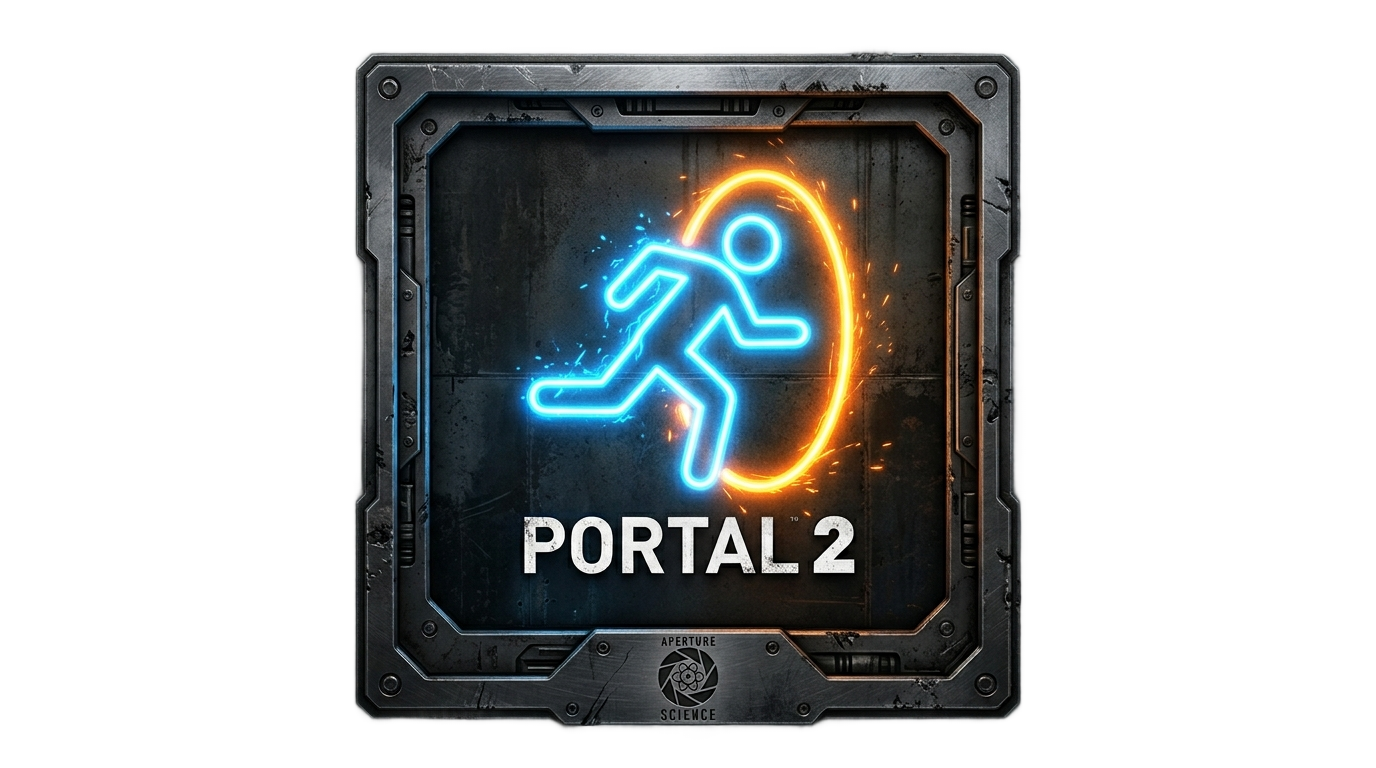 portal 2 icon png PNG transparent background