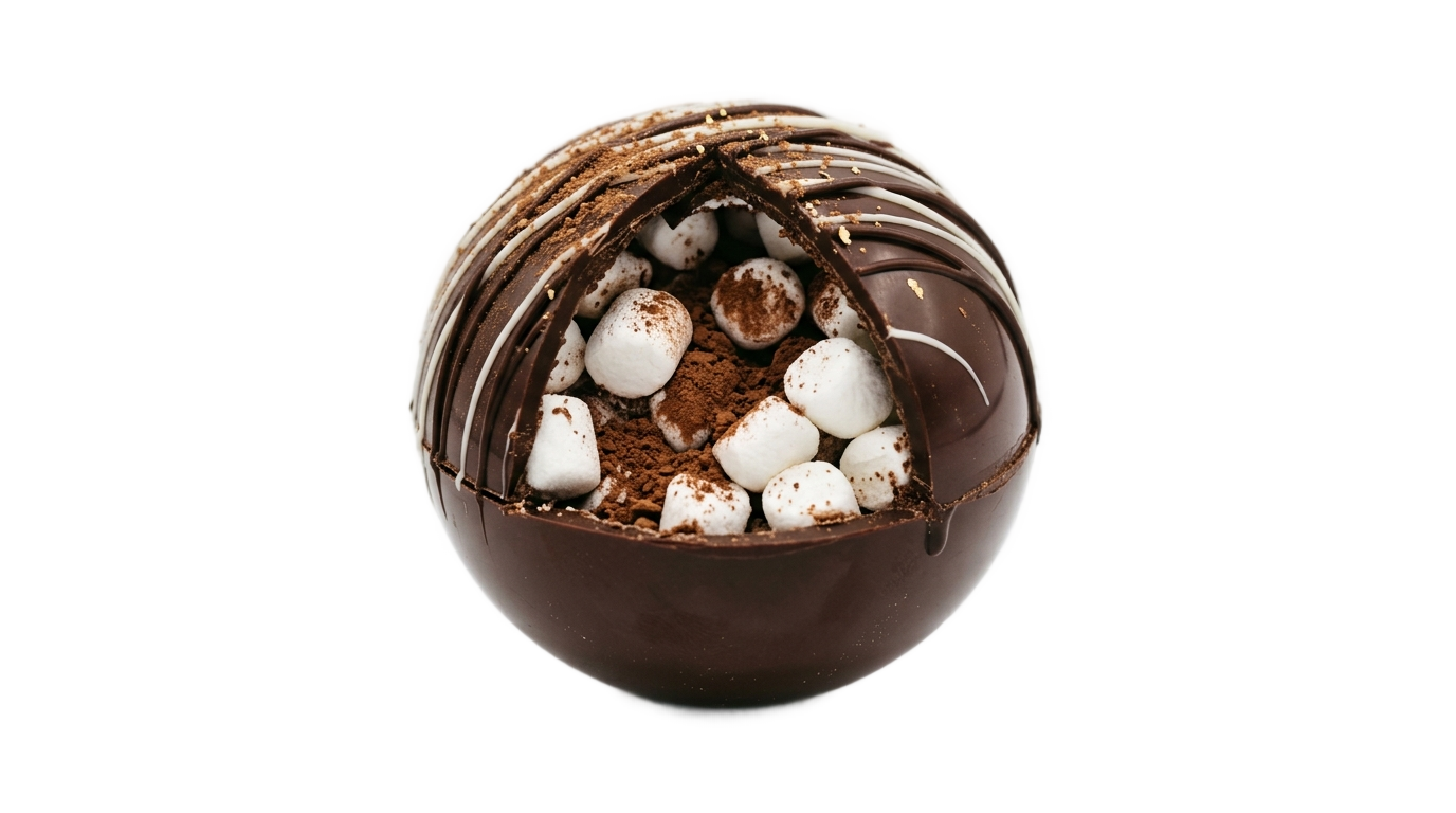 hot chocolate bomb png PNG transparent background