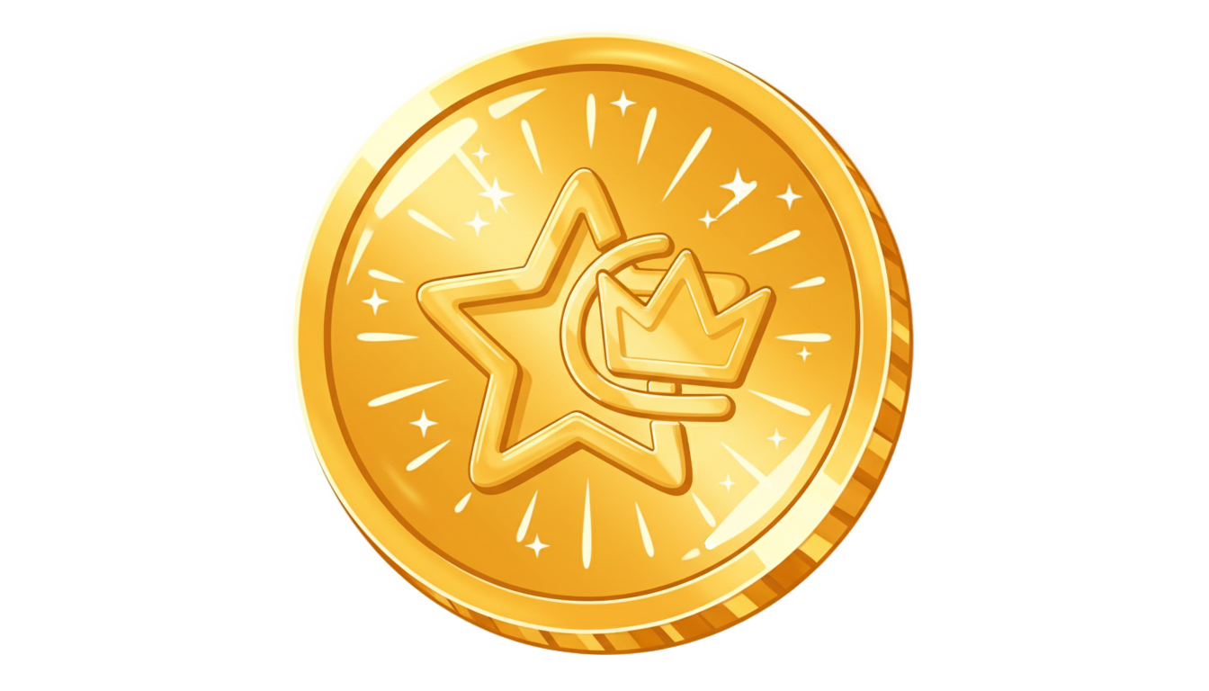 gold coin cartoon png PNG transparent background