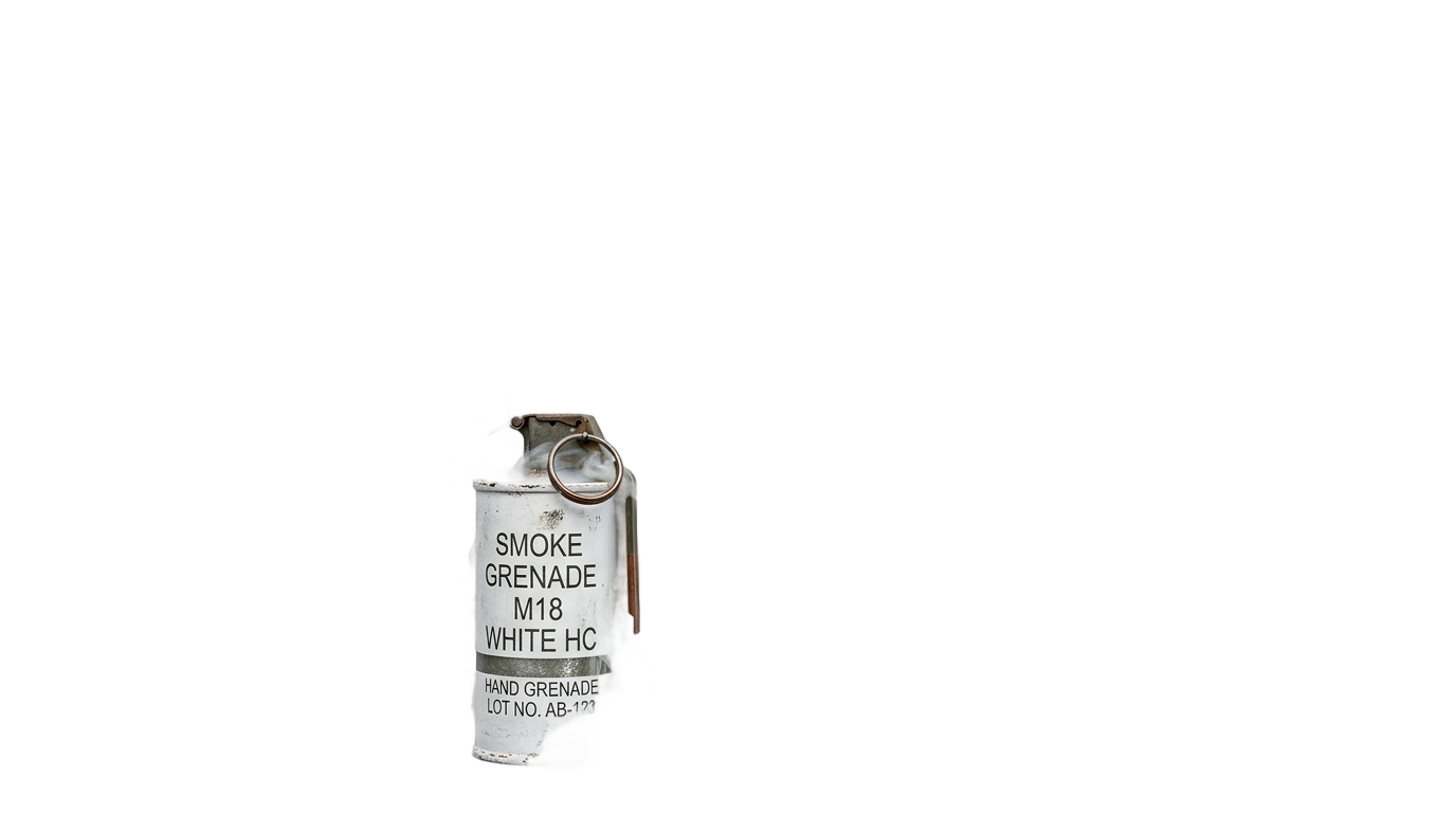 white smoke bomb png PNG transparent background