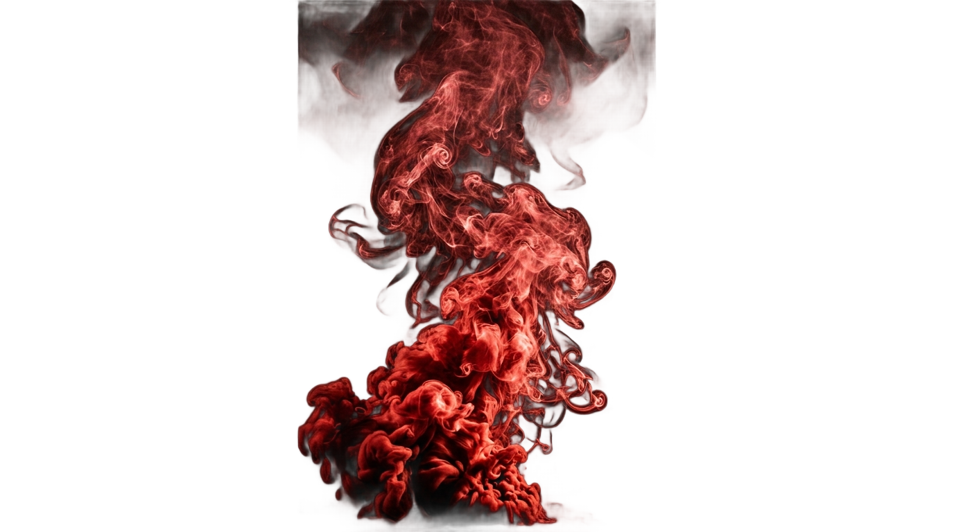 red smoke bomb png PNG transparent background