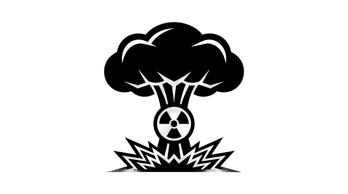 nuclear bomb logo png PNG transparent background