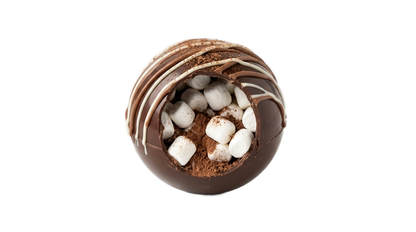 hot chocolate bomb png PNG transparent background