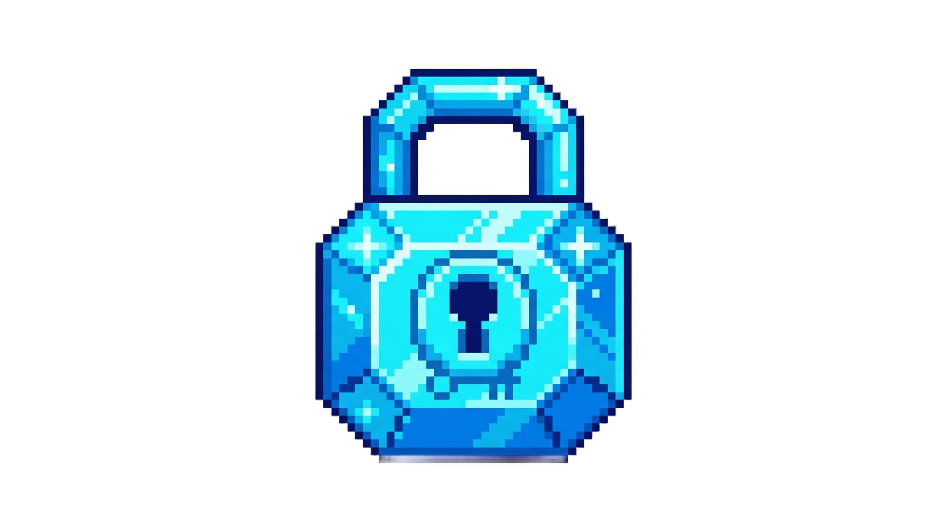 blue gem lock growtopia png PNG transparent background