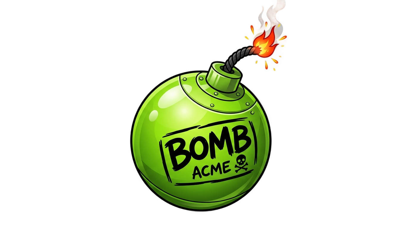 green bomb png PNG transparent background