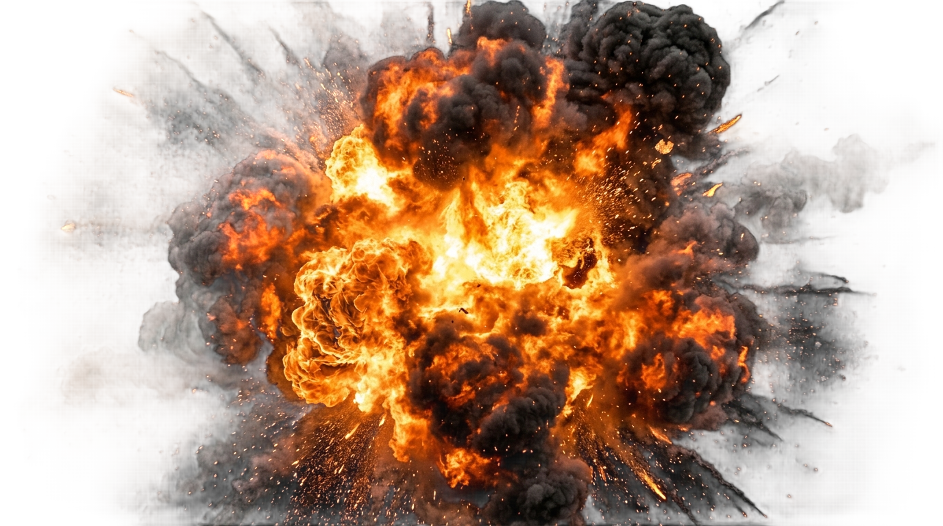 bomb blast png PNG transparent background