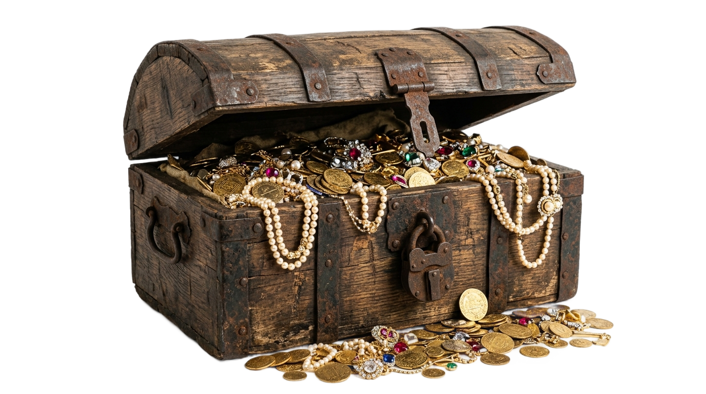 pirate treasure chest png PNG transparent background