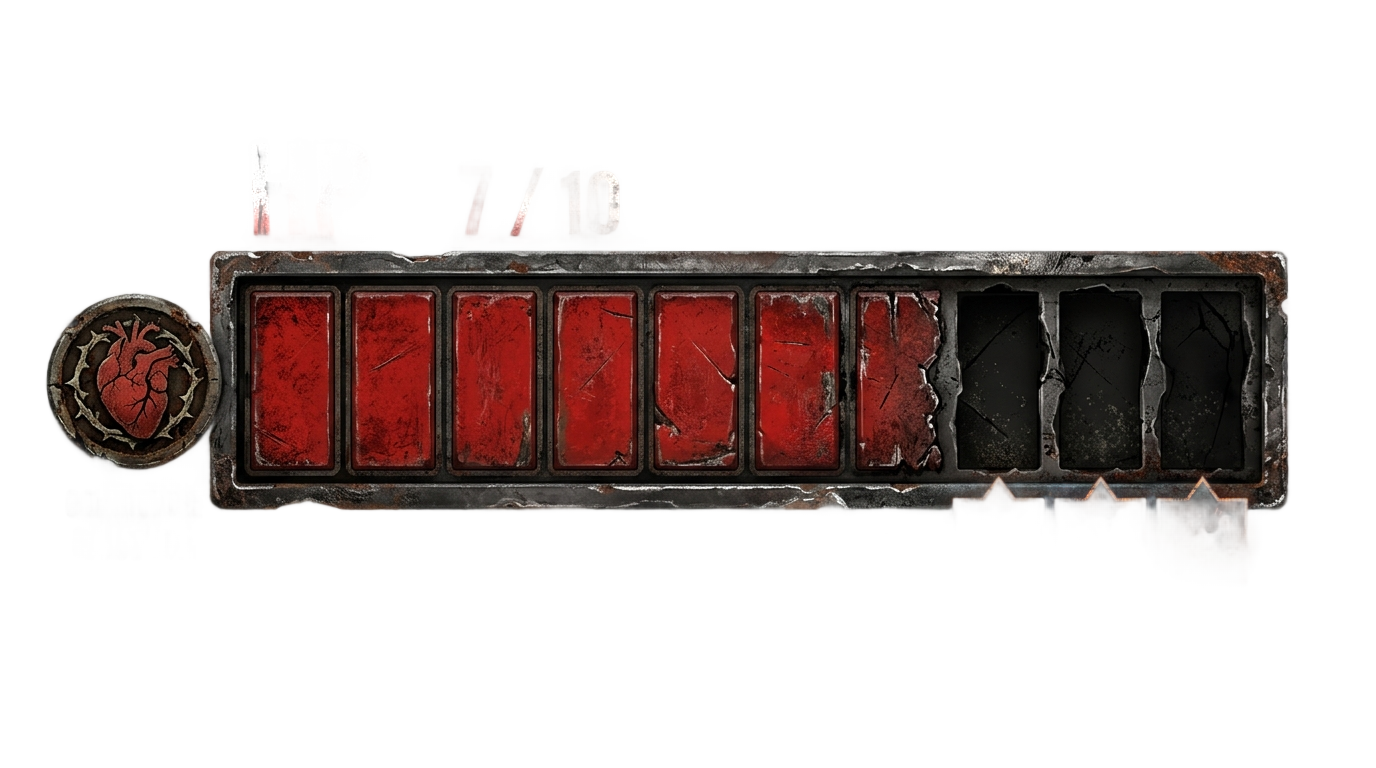 left 4 dead health bar png PNG transparent background