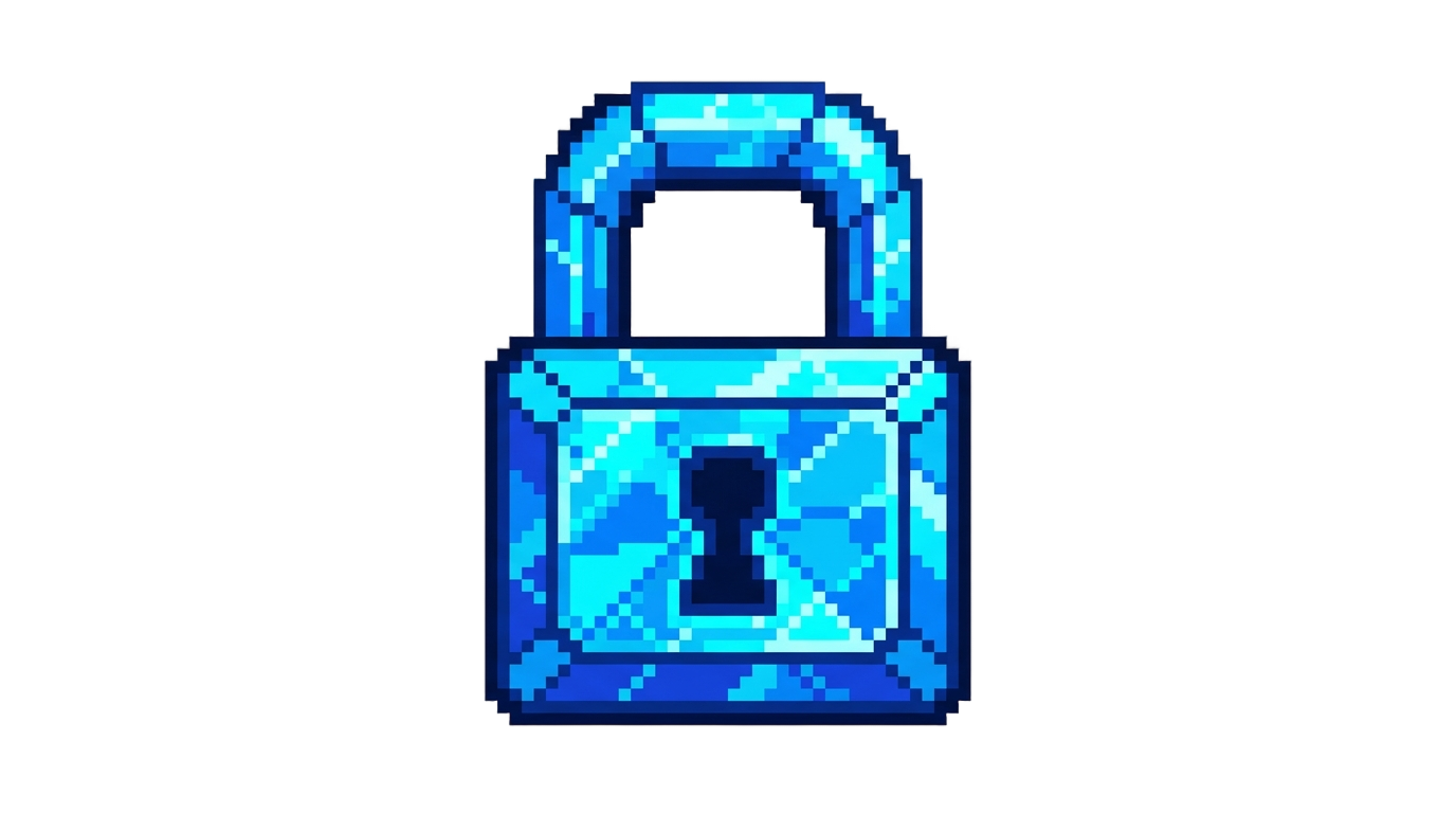 blue gem lock growtopia png PNG transparent background