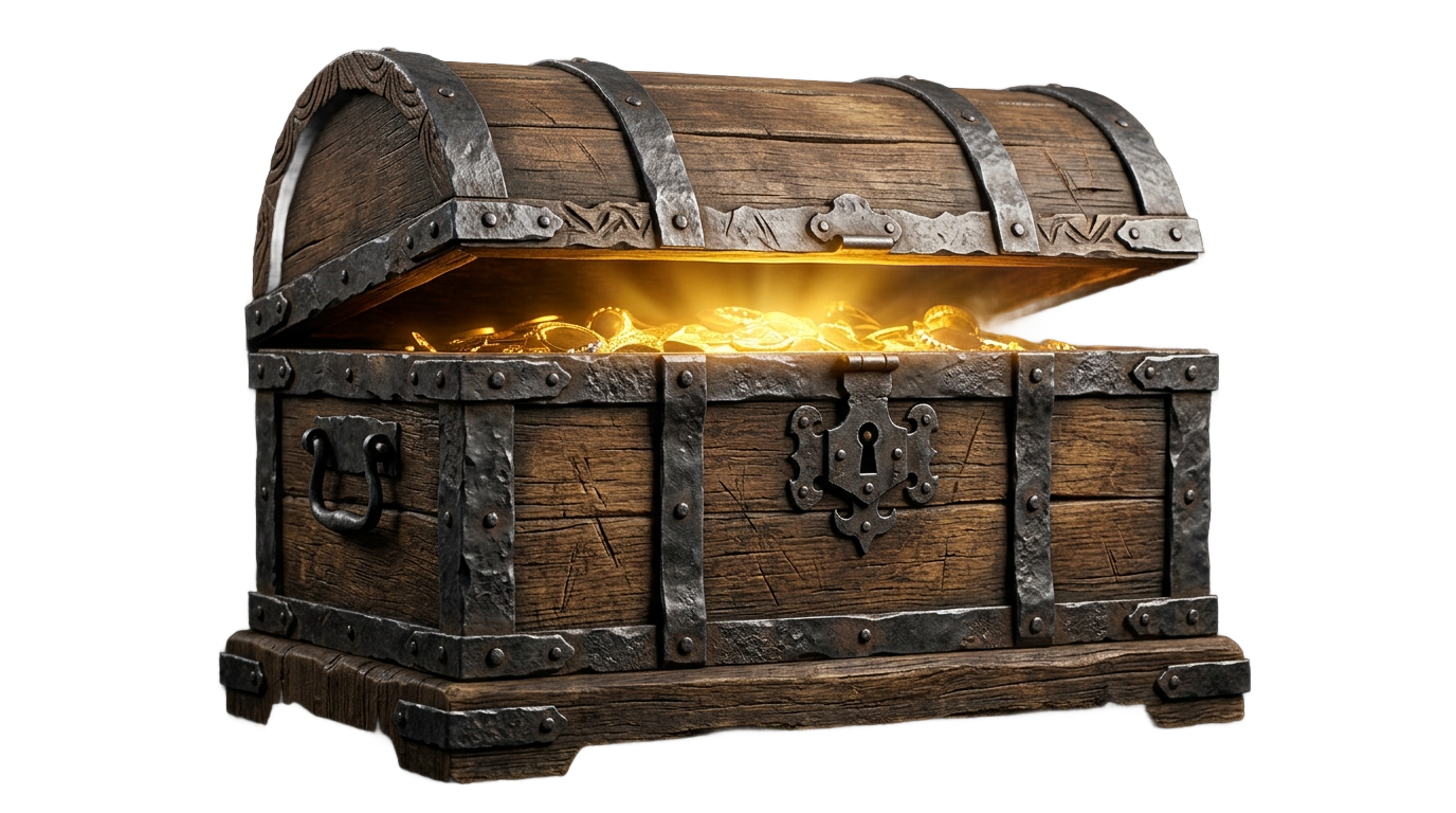 treasure chest icon png PNG transparent background