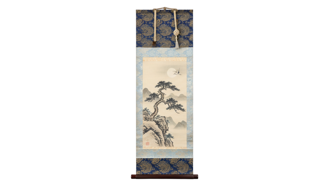japanese scroll png PNG transparent background