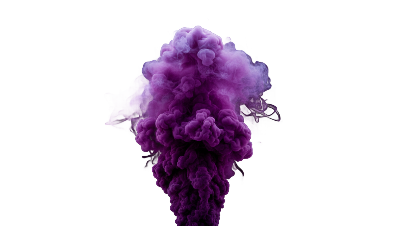 purple smoke bomb png PNG transparent background