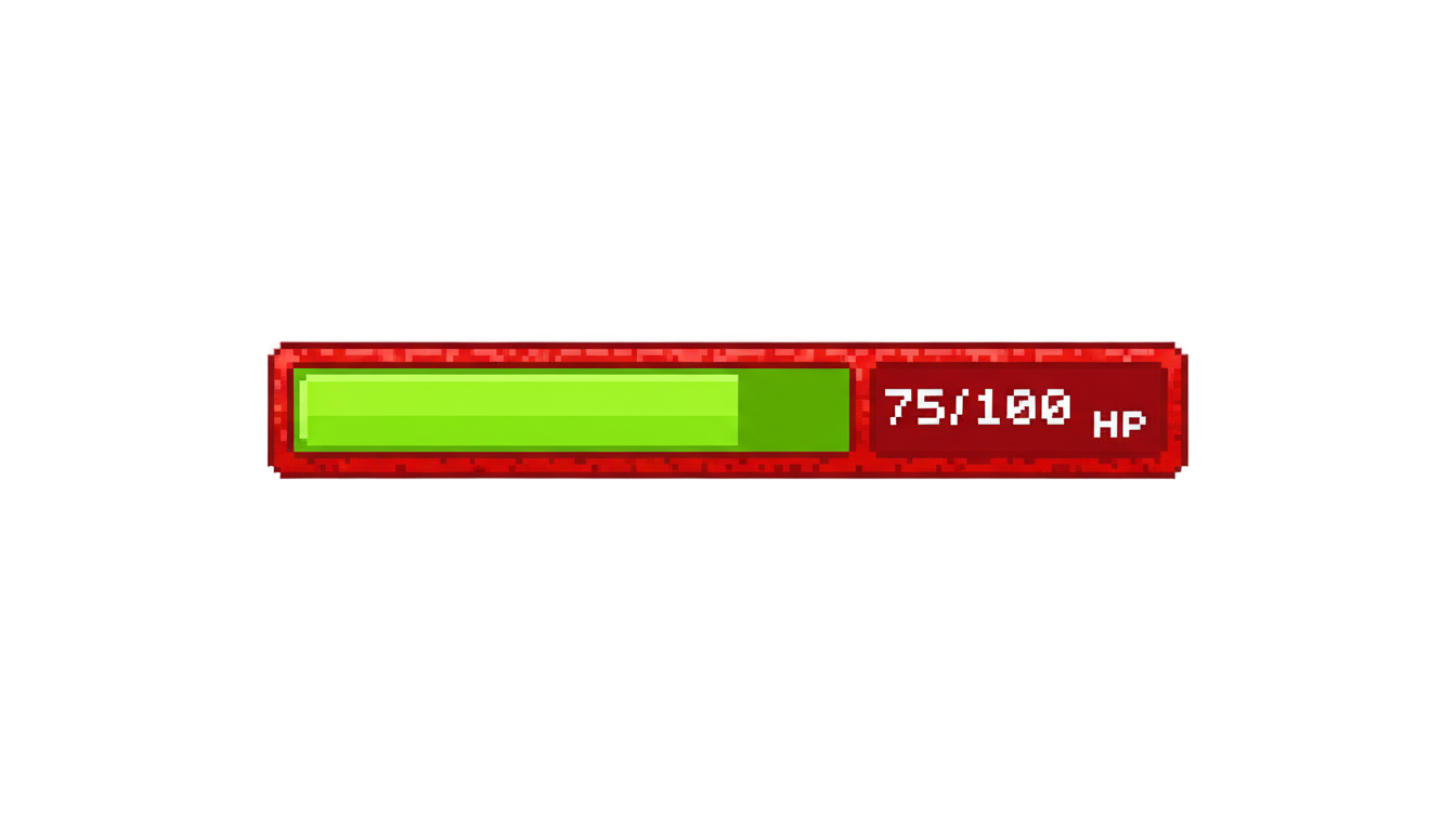 pokémon health bar png PNG transparent background
