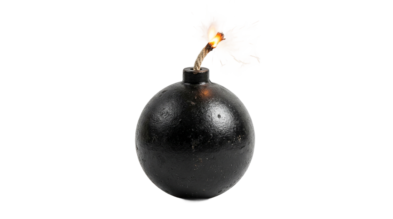 bomb symbol png PNG transparent background