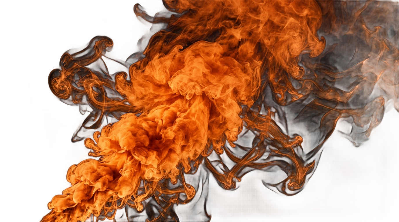 orange smoke bomb png PNG transparent background