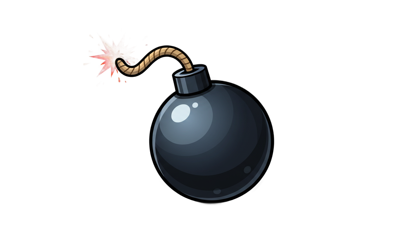 bomb icon png PNG transparent background