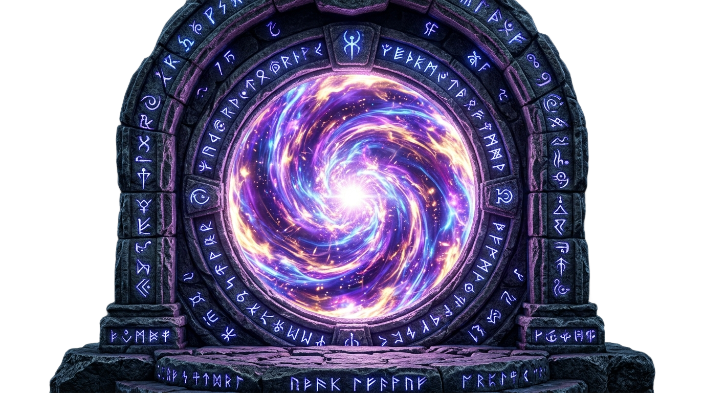 fantasy portal png PNG transparent background