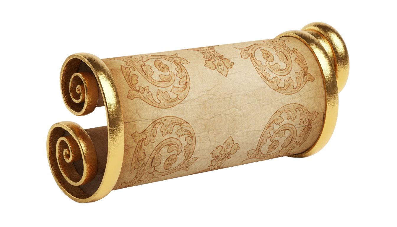 gold scroll clipart png PNG transparent background