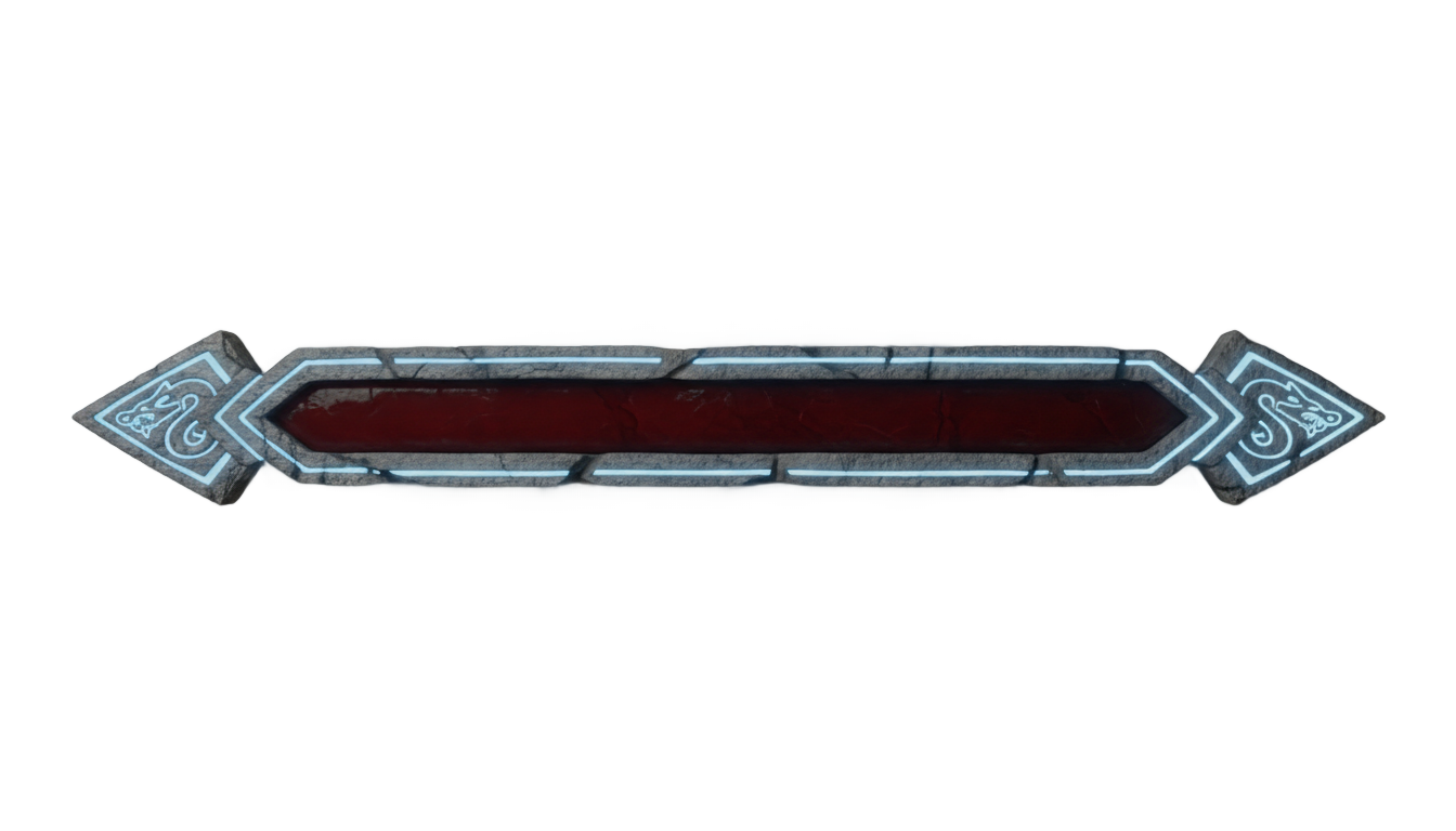 skyrim health bar png PNG transparent background
