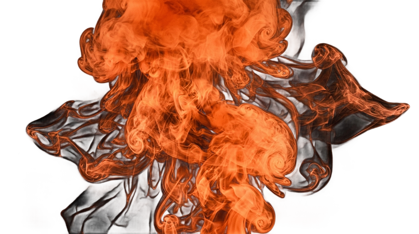 orange smoke bomb png PNG transparent background