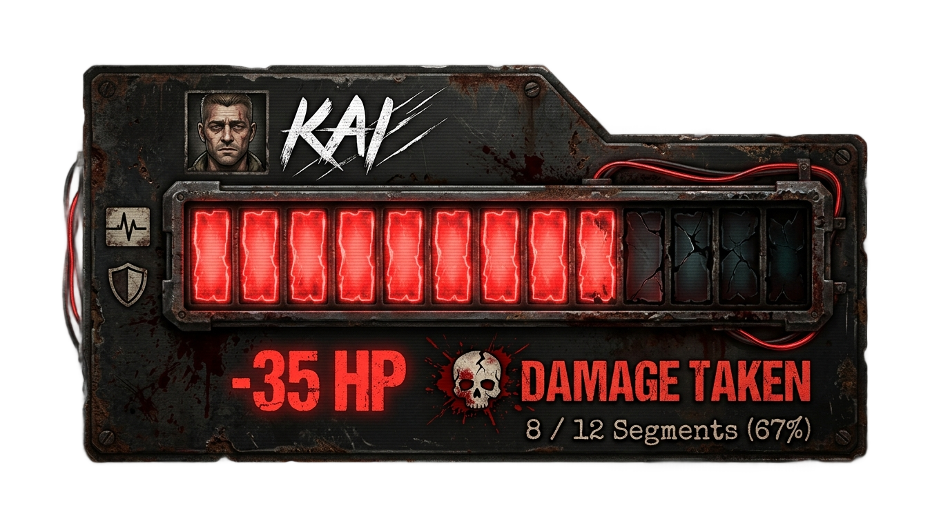 left 4 dead health bar png PNG transparent background