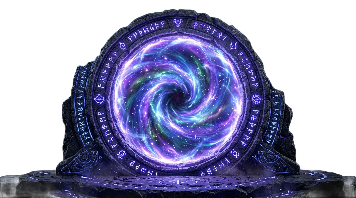 fantasy portal png PNG transparent background