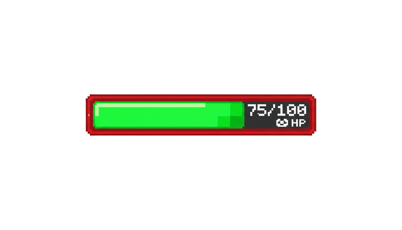 pokémon health bar png PNG transparent background