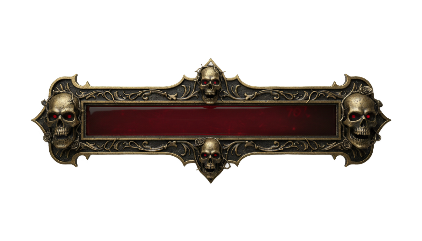 bloodborne boss health bar png PNG transparent background