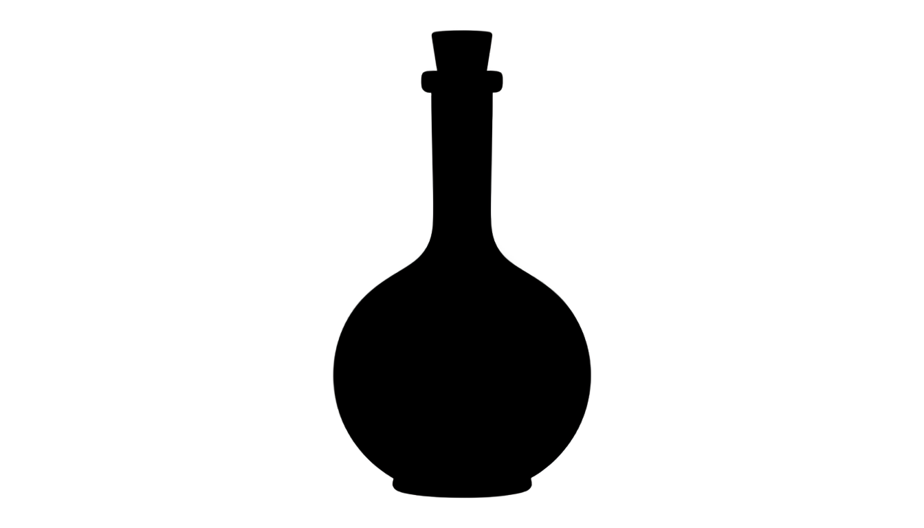 potion silhouette png PNG transparent background