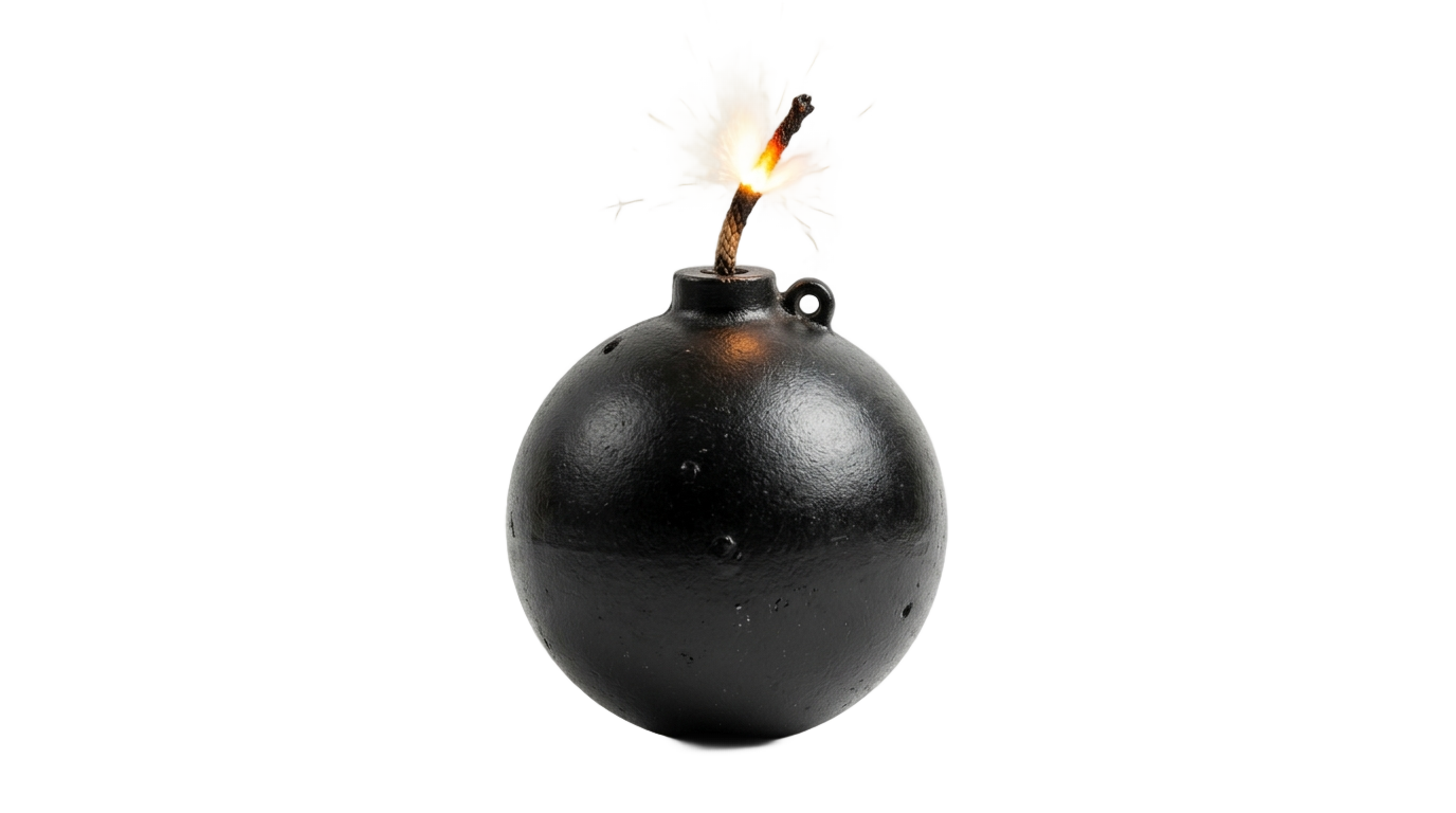bomb symbol png PNG transparent background