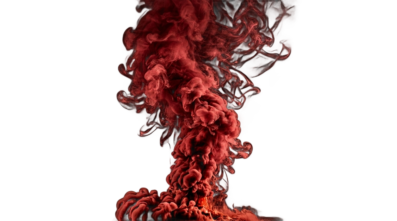 red smoke bomb png PNG transparent background