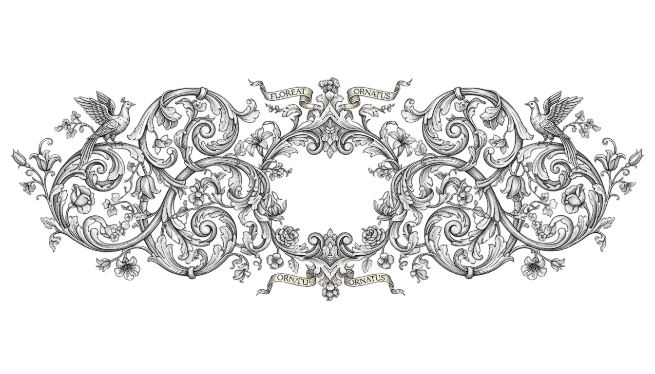 floral scroll png PNG transparent background