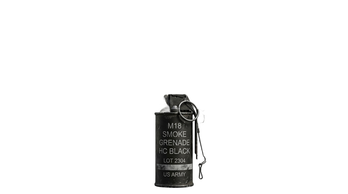 black smoke bomb png PNG transparent background