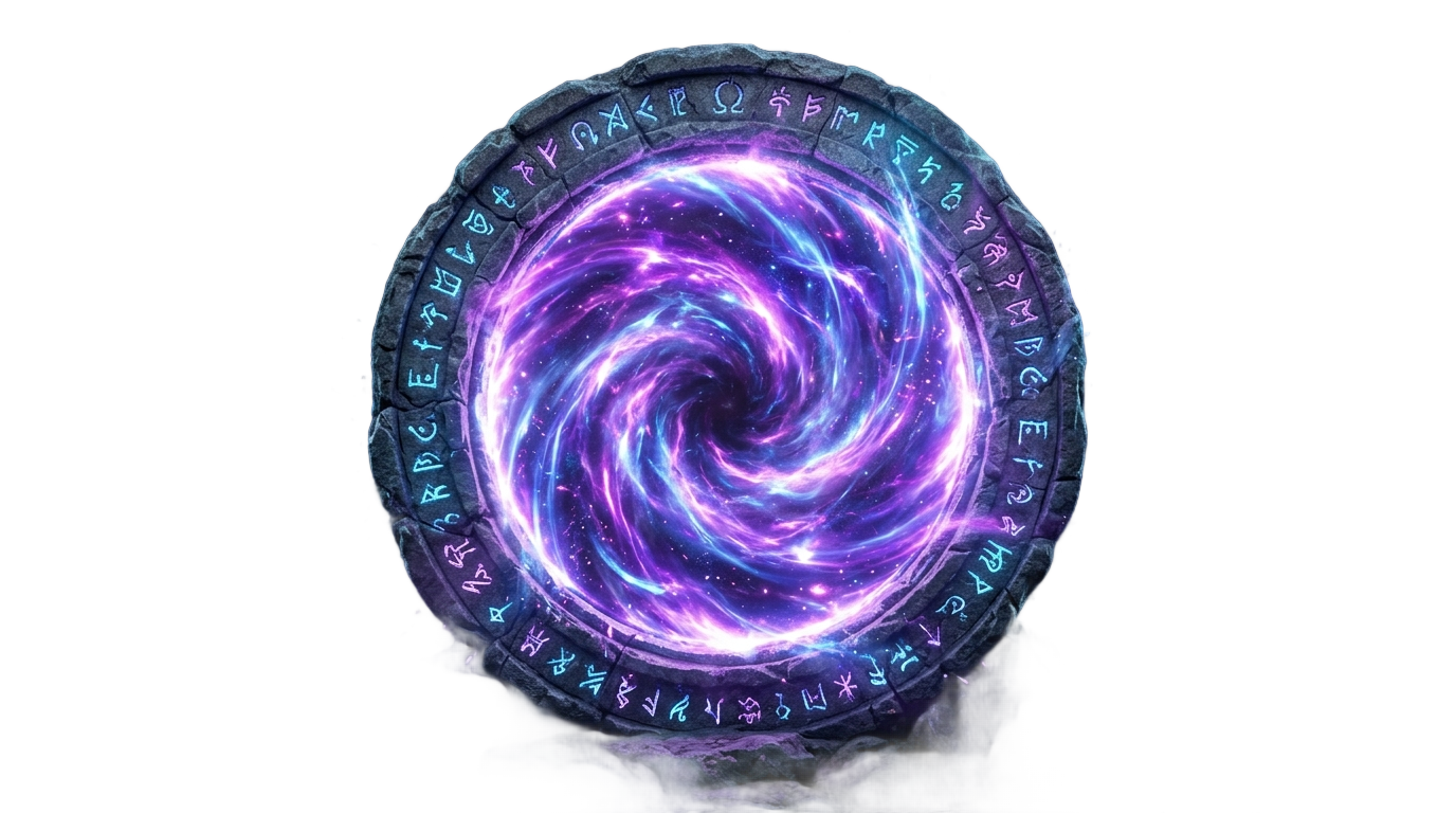 fantasy portal png PNG transparent background