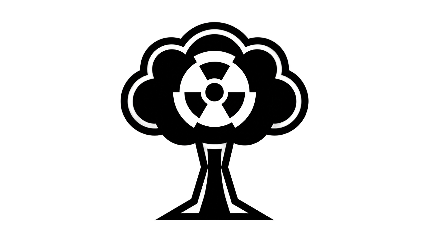 nuclear bomb logo png PNG transparent background