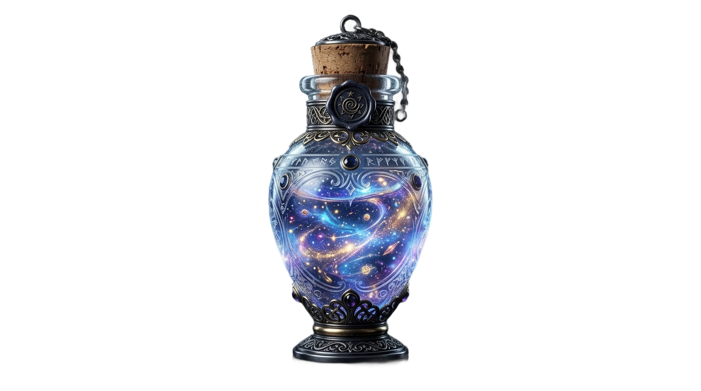 magic potion bottle png PNG transparent background