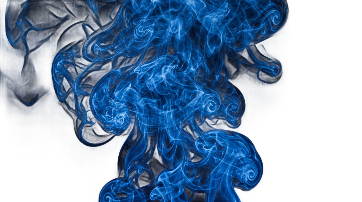 blue smoke bomb png PNG transparent background