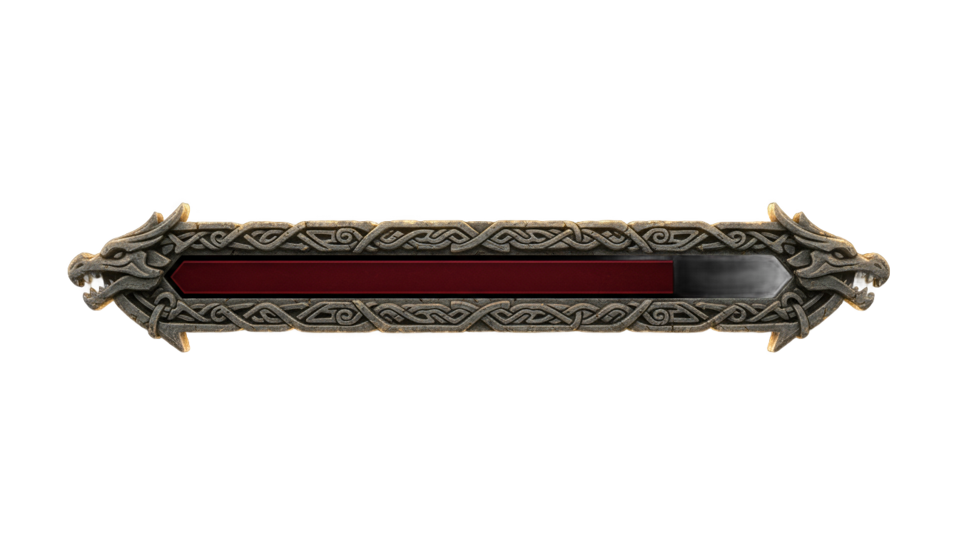 skyrim health bar png PNG transparent background