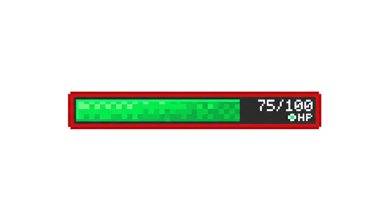pokémon health bar png PNG transparent background