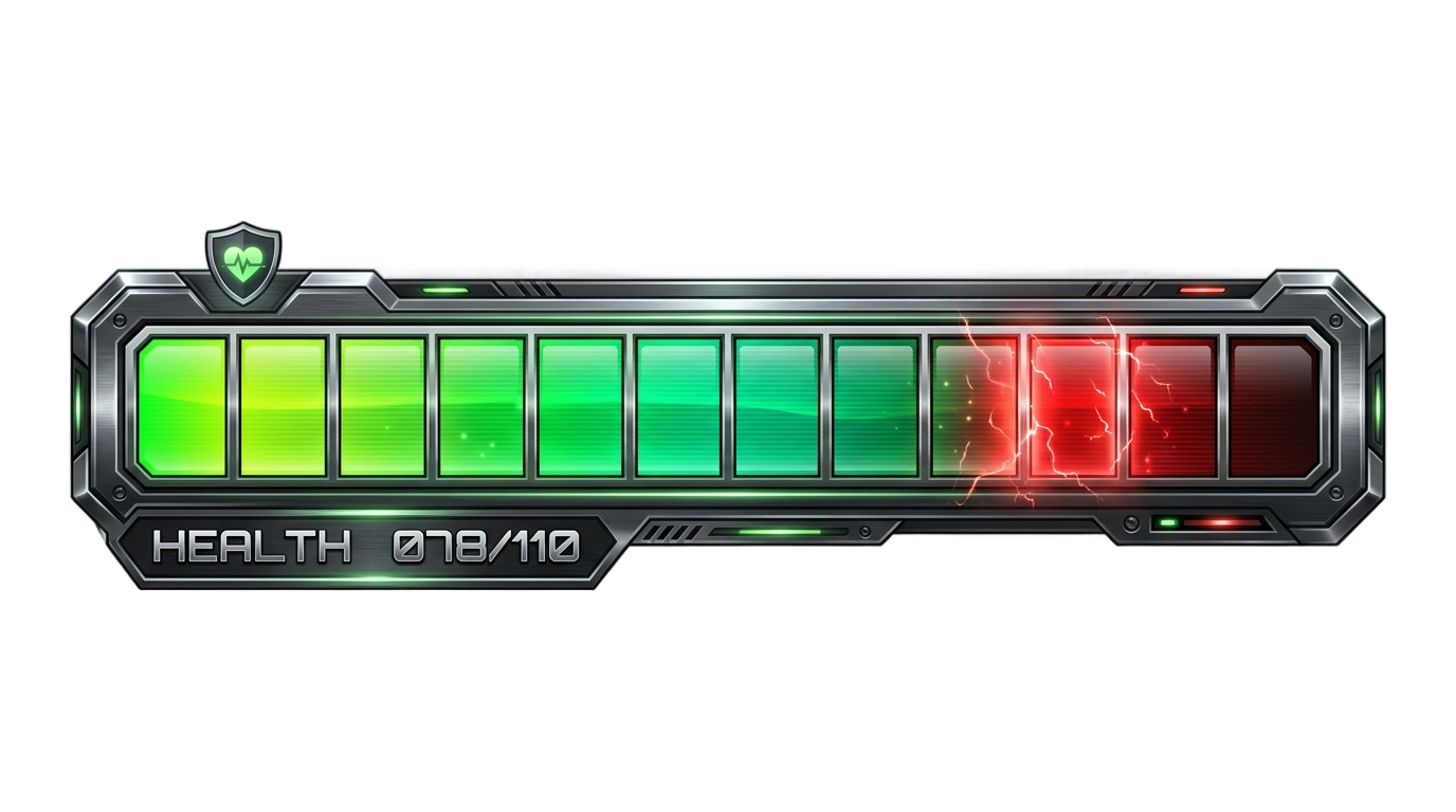 health bar ui png PNG transparent background