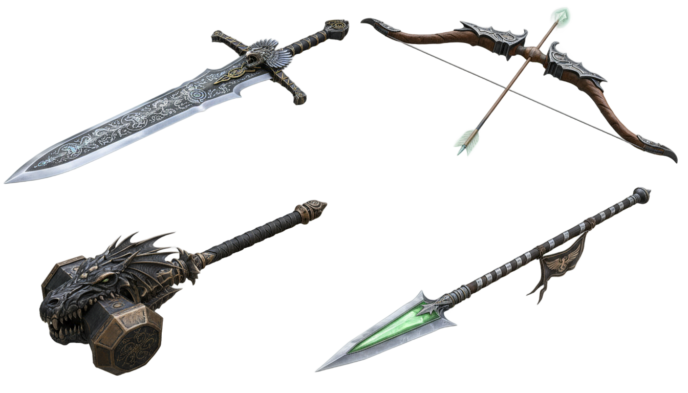 monster hunter weapon icons png PNG transparent background