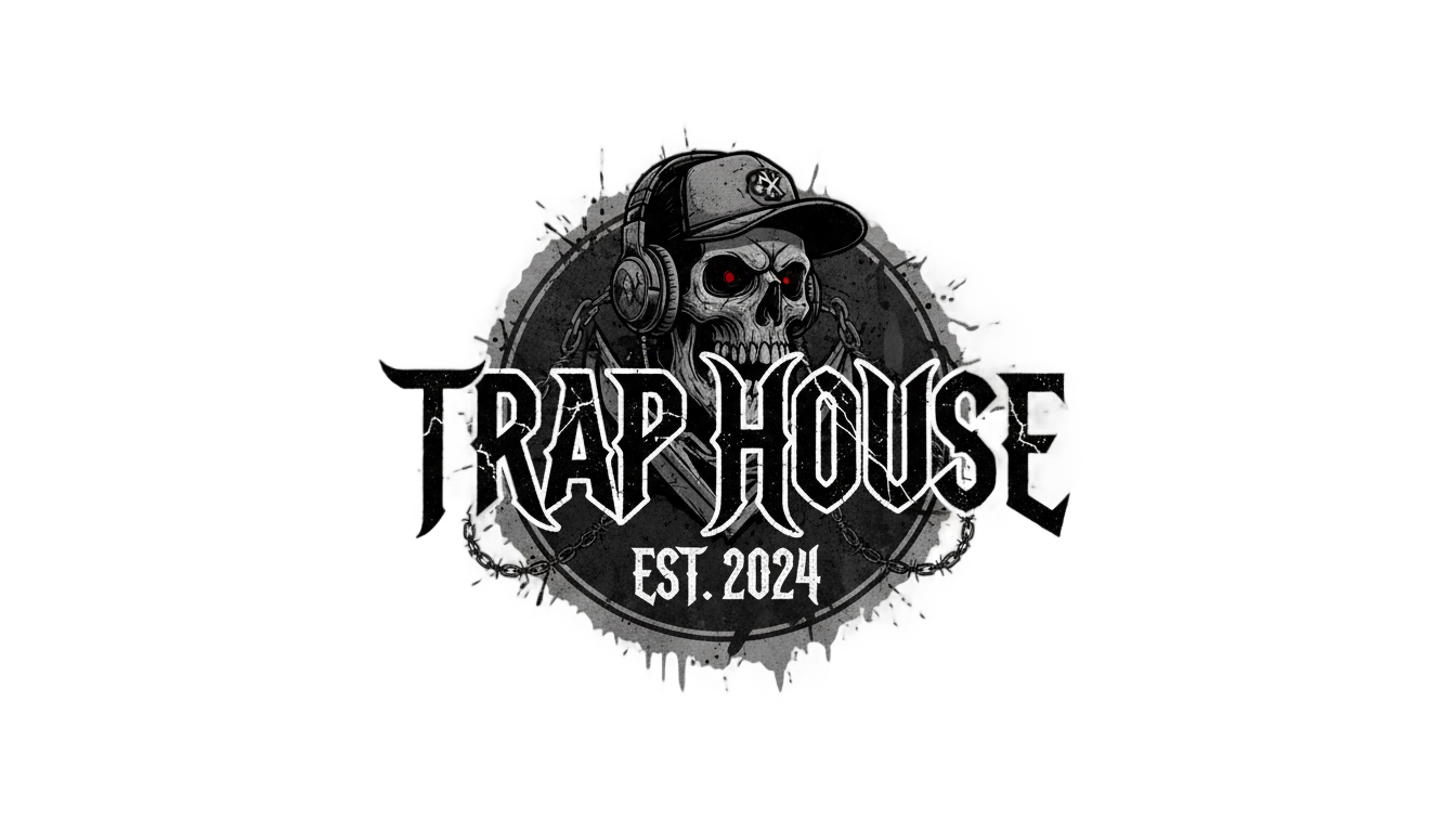 trap house logo png PNG transparent background