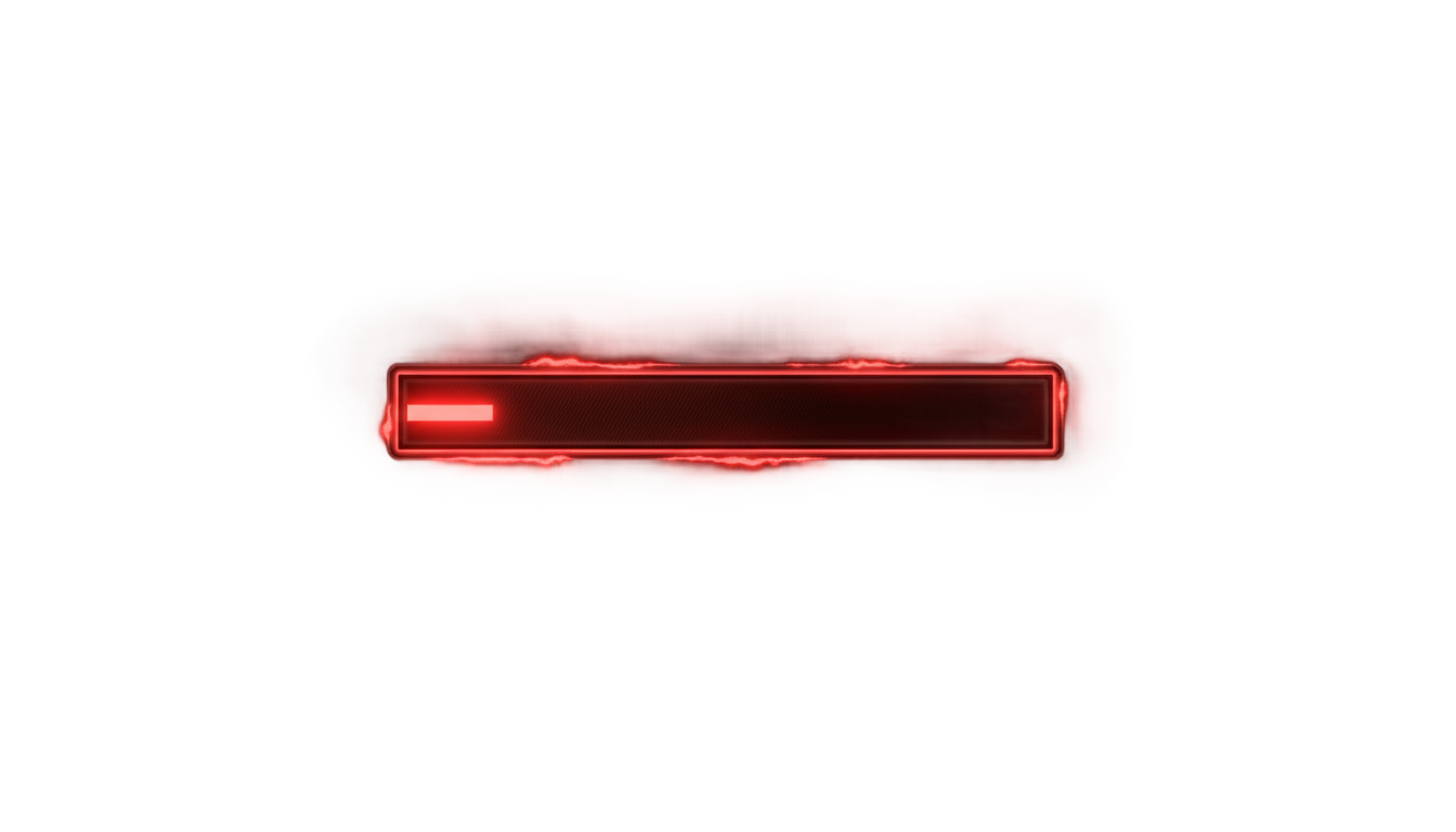 low health bar png PNG transparent background