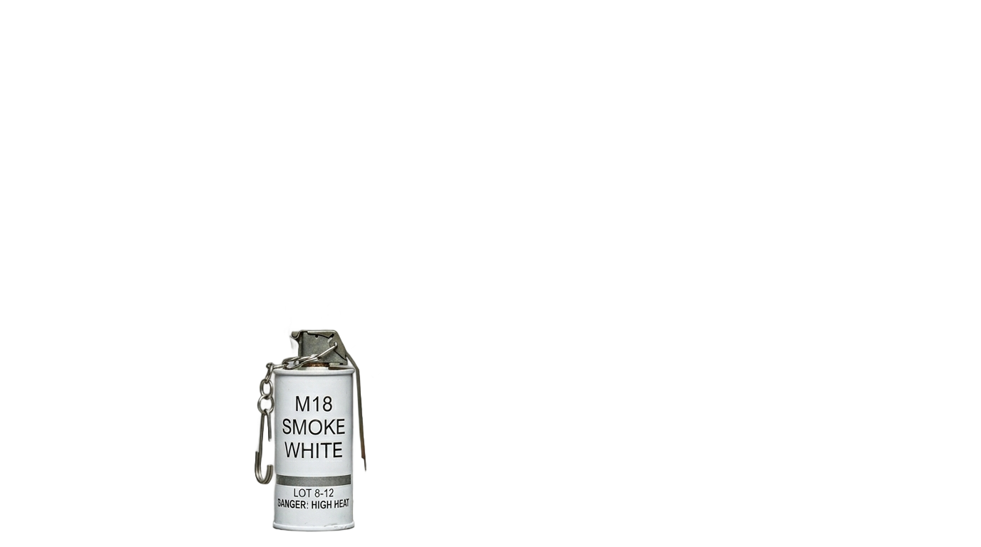 white smoke bomb png PNG transparent background