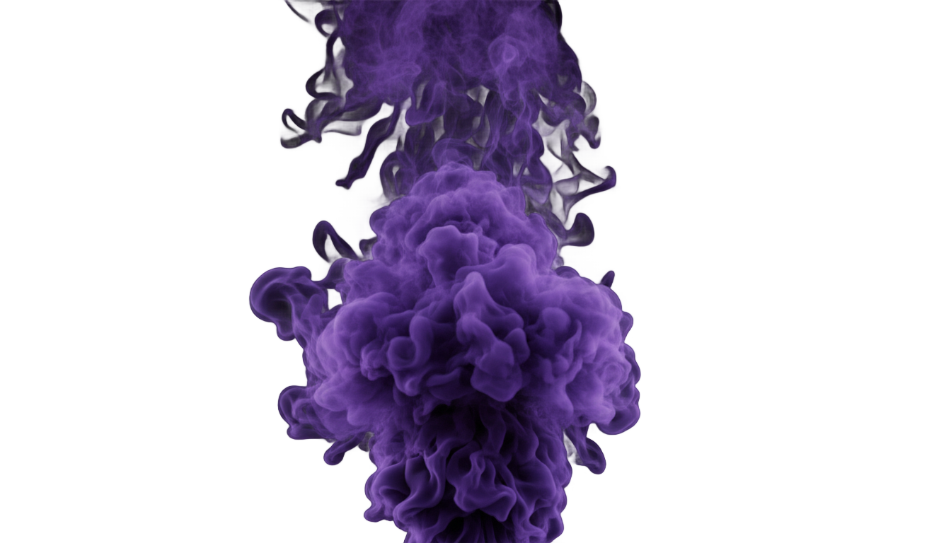 purple smoke bomb png PNG transparent background