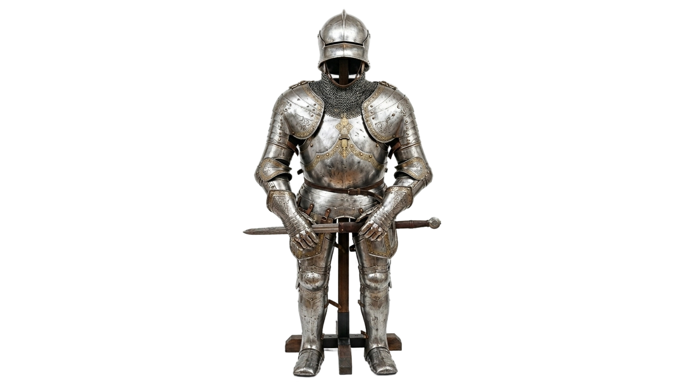 warrior armor png PNG transparent background